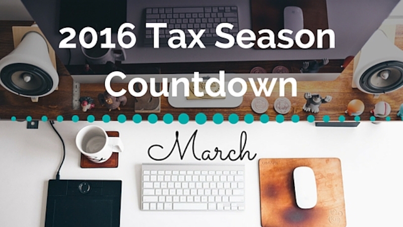 tax season, taxes, countdown, list