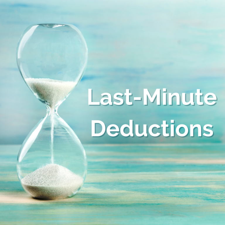 YearEnd Tax 2022 LastMinute Deductions To Consider Before 12/31